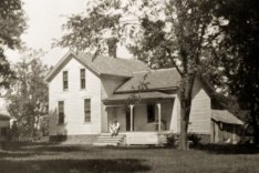 A farmhouse.