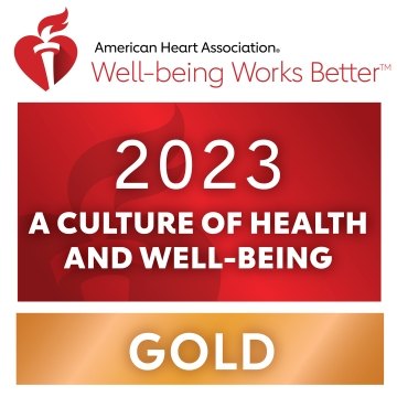 Logo for the American Heart Association's Gold Well-being Scorecard