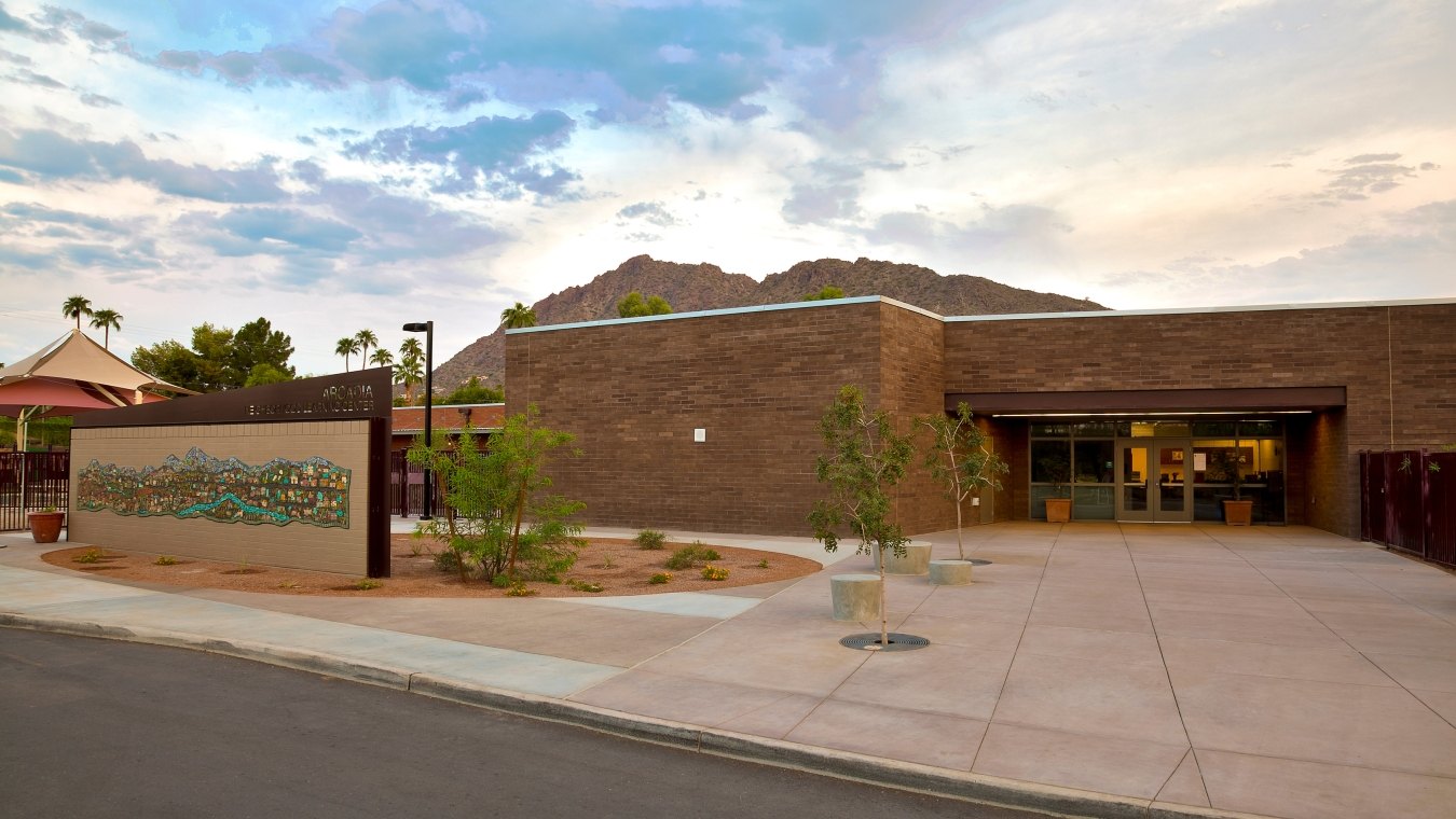 Exterior View Arcadia Learning Center