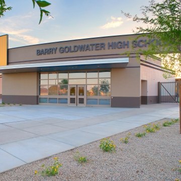 Exterior view of Barry Goldwater High School