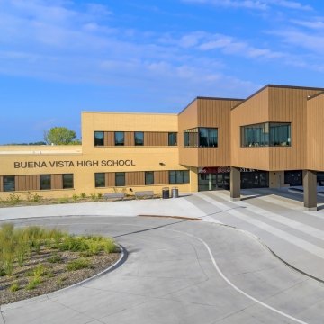 Omaha Public Schools Buena Vista High School  exterior