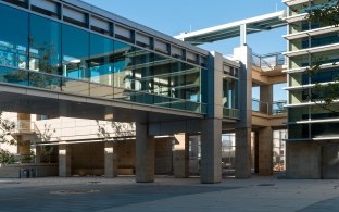 Naval Hospital Camp Pendleton Enclosed Bridge to Parking Structure