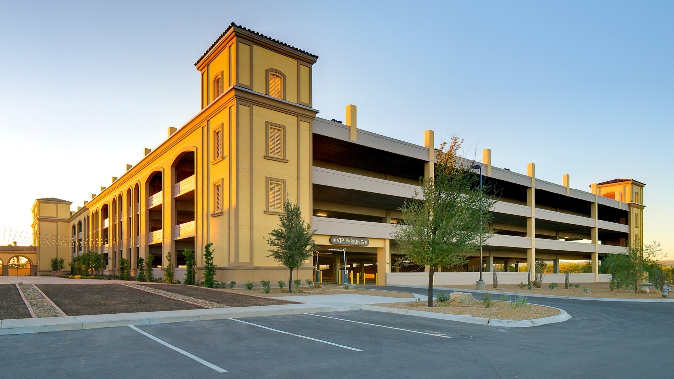 Exterior view of Casino Del Sol Parking Structure