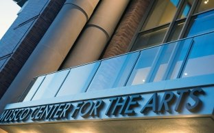 Chapman University Musco Center for the Arts Sign on Building Exterior