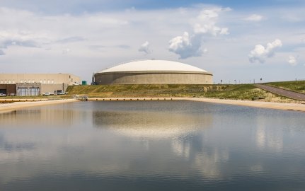 Colorado Springs Utilities Southern Delivery System Plant, Water Storage Tank and Body of Water