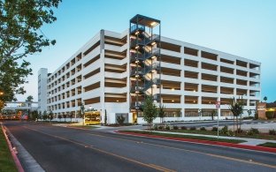 Community Regional Medical Center Parking Structure Exterior and Roadway