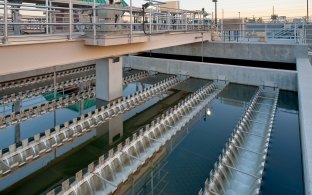 Clean water at the Deer Valley Water Treatment Plant. 