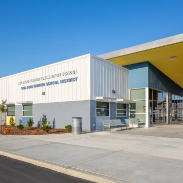 Exterior view of the elementary school