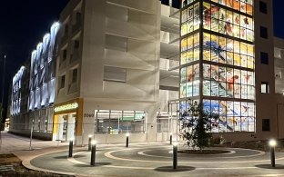 Dublin transit center parking garage