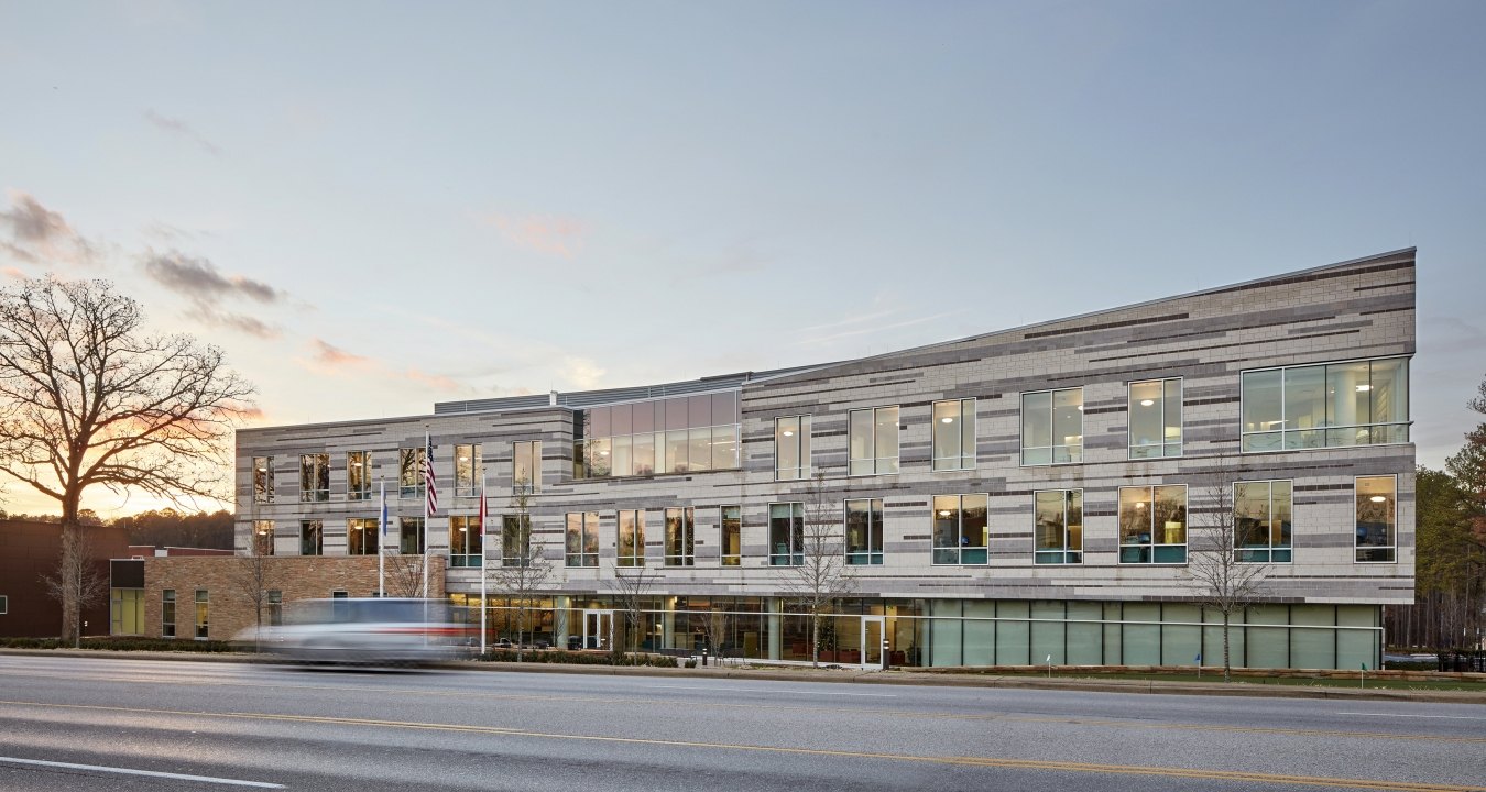 Street-level view of Erlanger East in Chattanooga, TN. 