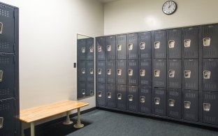 Locker room