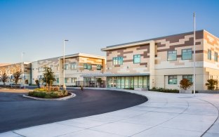 Exterior view of the middle school