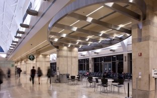 Workstations inside of terminal.