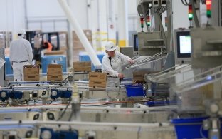 The production line at MARS Candy.