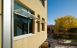 UNM Science & Math Learning Center Exterior View