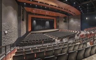 Auditorium view of Mount Vernon Township High School