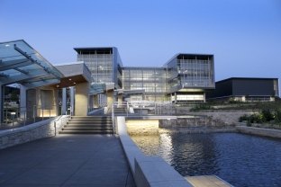 Exterior view of the NBAF building.