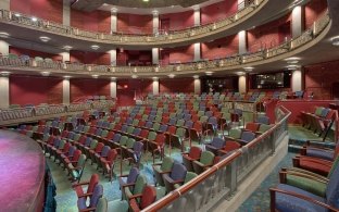 Interior view of NM State University — Arts Complex