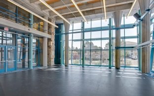 Interior view of NM State University — Arts Complex