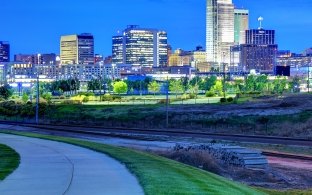 Omaha skyline.