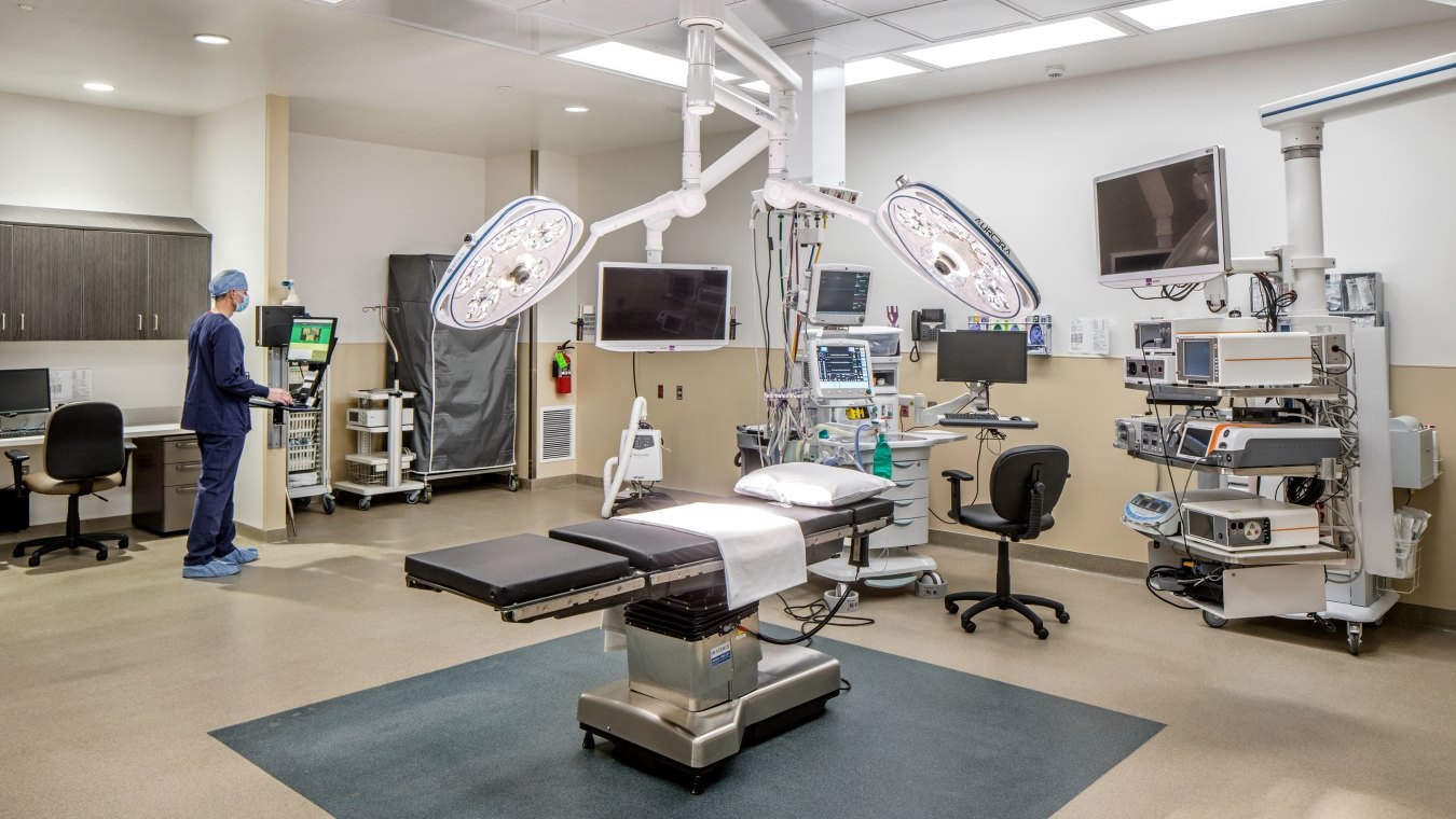 View of an operating room 