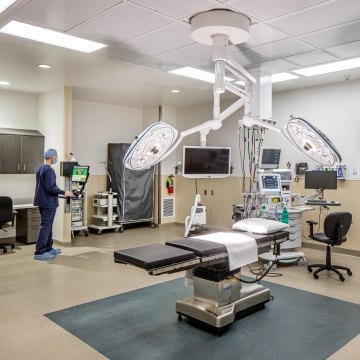 View of an operating room 