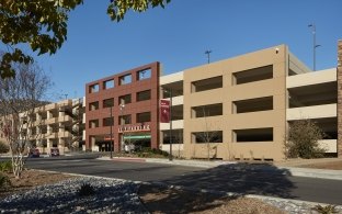 Parking structure outside