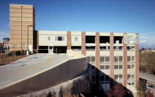 Upper Level Road into Rady Children's Hospital Parking Structure