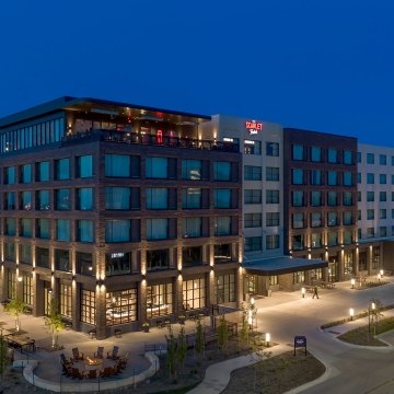 Nebraska Innovation Campus Scarlet Hotel exterior and surrounding site