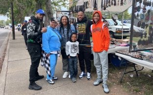 Shannon with family and friends at Tennessee State