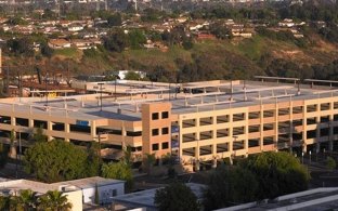 Sharp Memorial Hospital parking garage in San Diego, Calif.