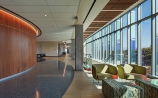 Hallway with waiting area