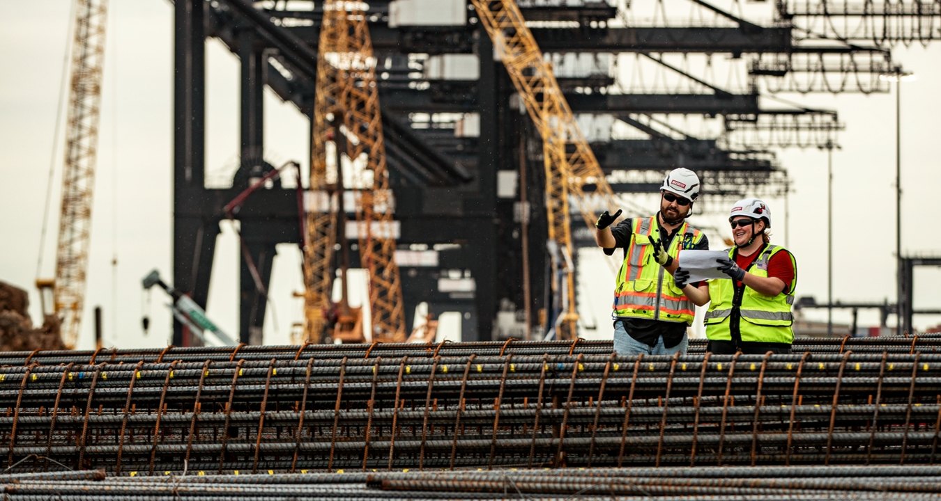 construction workers at a jobsite