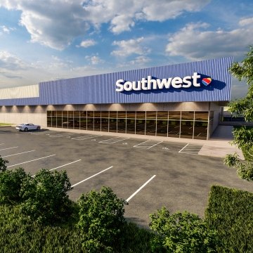 southwest airlines rendering