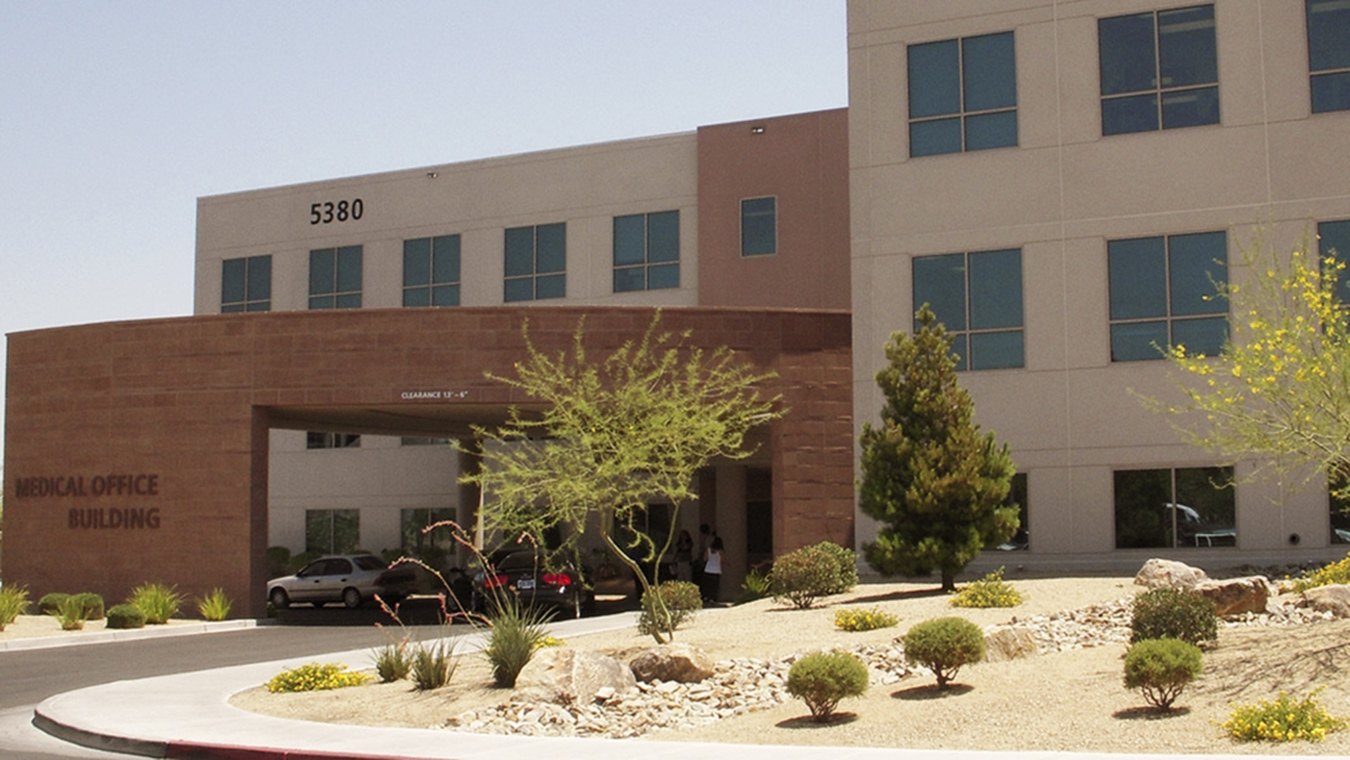 Exterior view of the medical building during the daytime