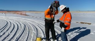 Construction workers at a solar jobsite.