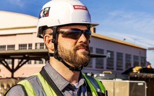 Construction worker on a jobsite.