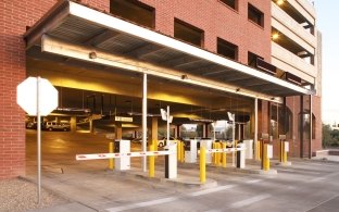 South Stadium Parking Structure Entrance