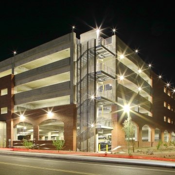 South Stadium Parking Structure Exterior View