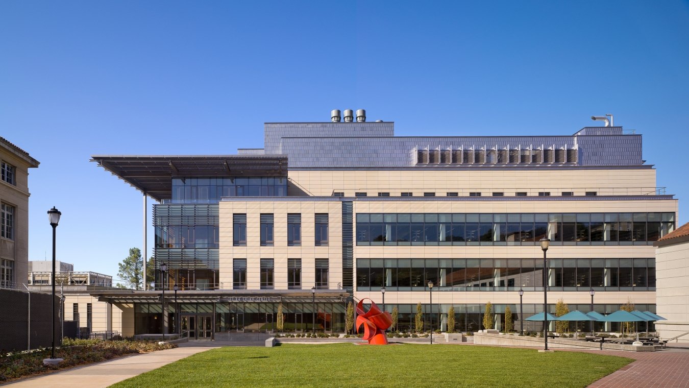 Exterior view of Li Ka Shing building. 