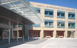 Front entryway to the cancer center