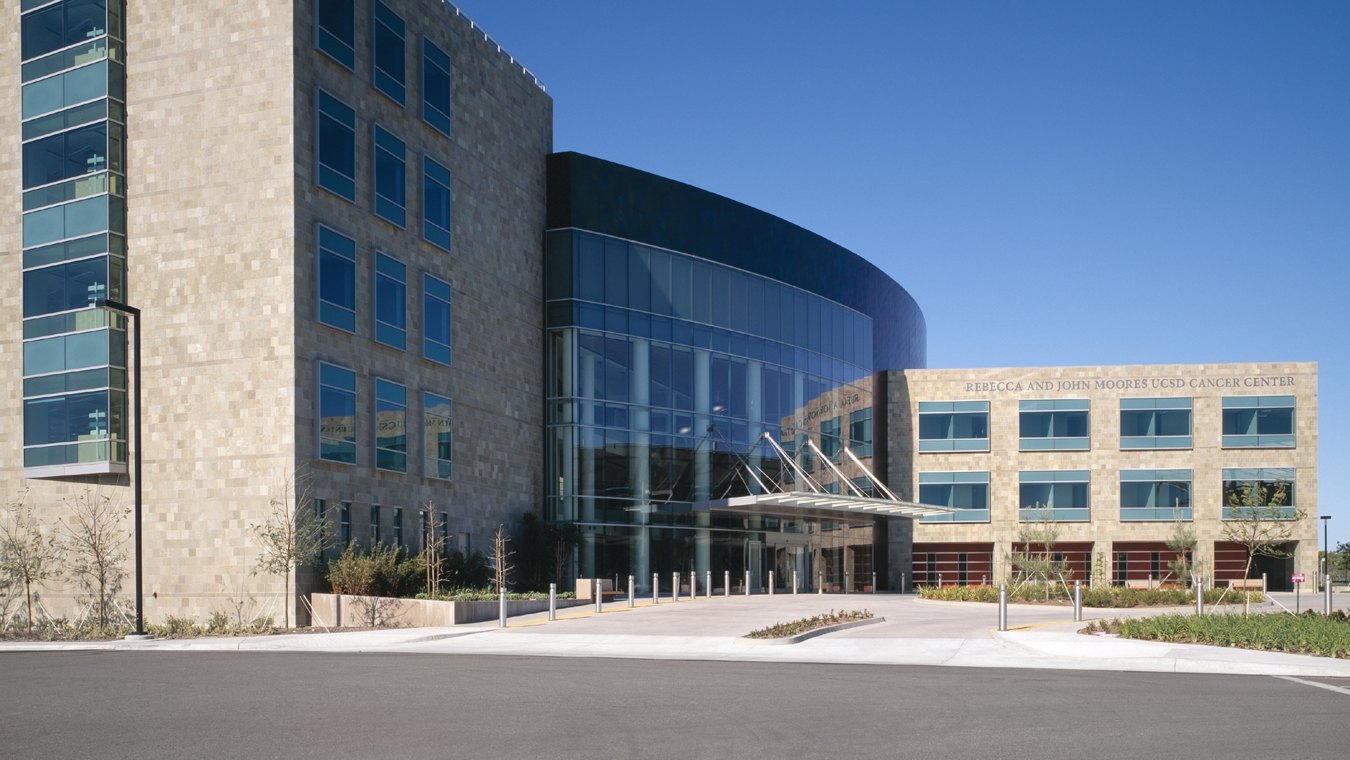 Exterior entry of the cancer center