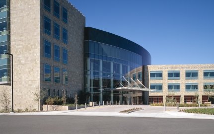 Exterior entry of the cancer center