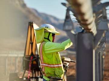 employee working