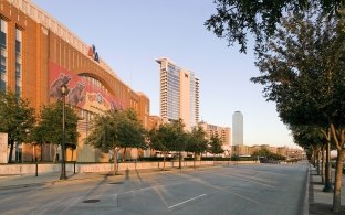 Exterior view of the hotel from afar